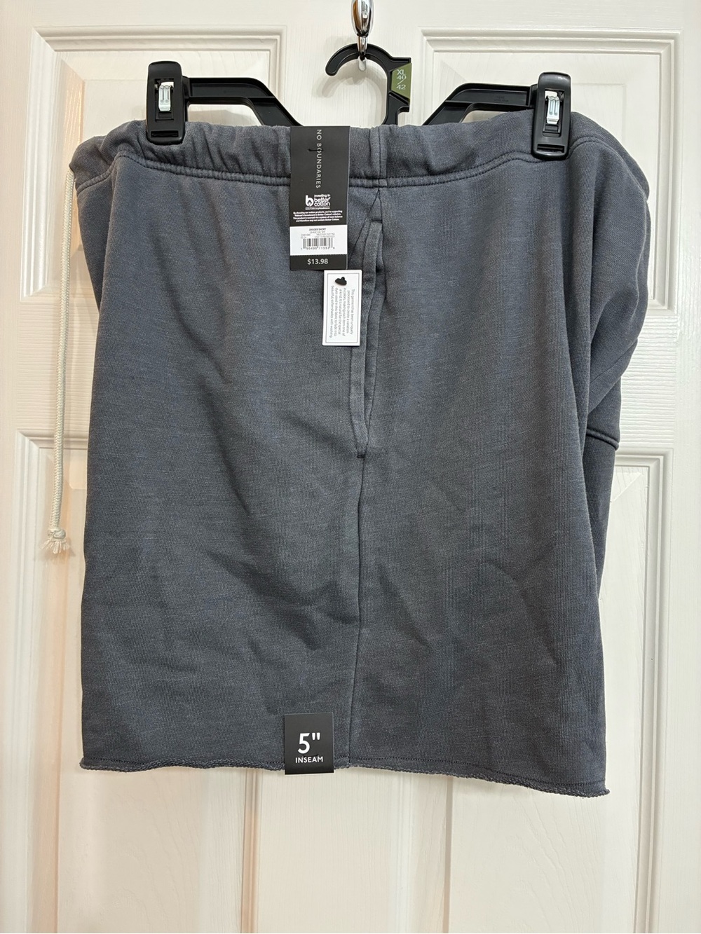 No Boundaries Charcoal Sky Jogger Shorts - Dark Grey